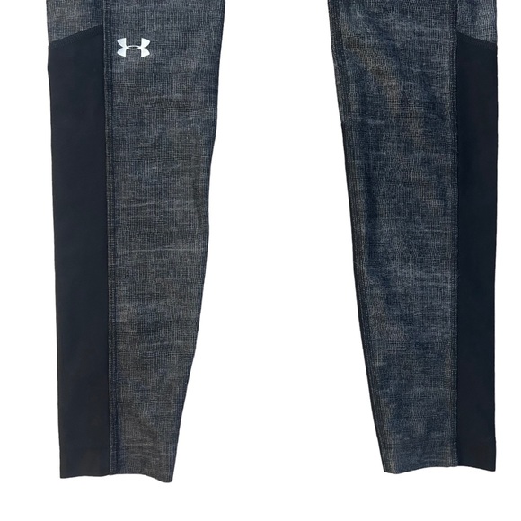 Under Armour Gray & Black Compression HeatGear Athletic Leggings Women’s Small - Picture 4 of 5